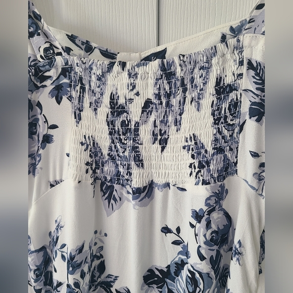 Rose Print Slip Dress - Picture 4 of 6